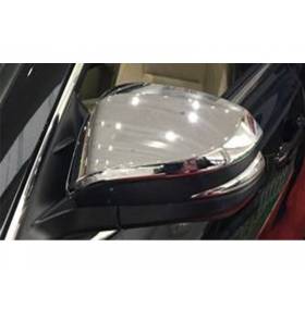Хромированные накладки на зеркала Toyota Highlander 2014+ (HL-С43)